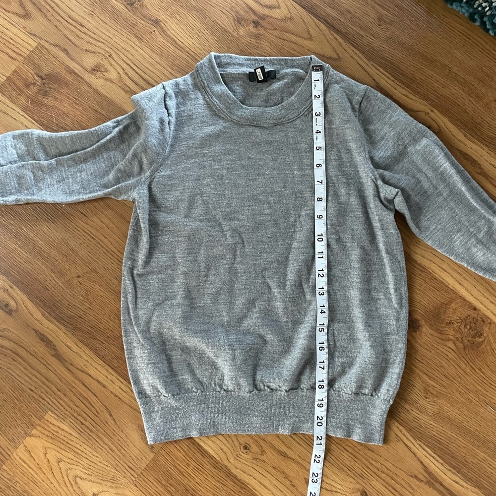 J Crew 3/4 sleeve sweater